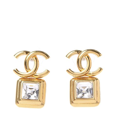 chanel earrings square|Chanel earrings official site.